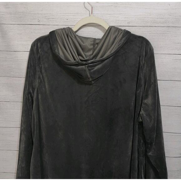 HUE Women's Gray Velour Lounge Set~Size XL (18/20) - Picture 11 of 15